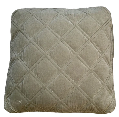 Kussen fluweel vergrijsd salie in 2 maten by Rocaflor