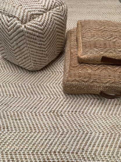 Gangloper zeegras naturel en creme 80x200 - depauwwonen