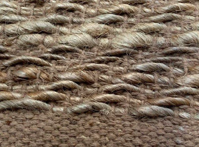 Gangloper jute naturel met diamant patroon 80x240 by Rocaflor