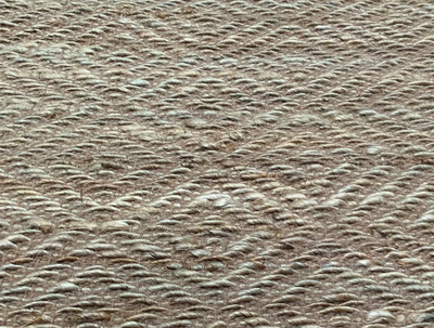 Gangloper jute naturel met diamant patroon 80x240 by Rocaflor