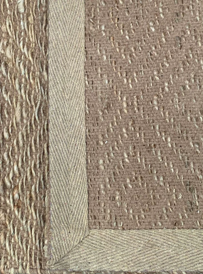 Gangloper jute naturel met diamant patroon 80x240 by Rocaflor