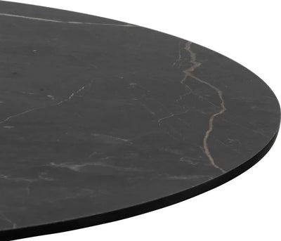Bistrotafel Brest 80Ø | Marble Onyx by Coco Maison
