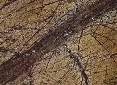 Marmeren Salontafel M - Bruin | Zwart by dePauwWonen®