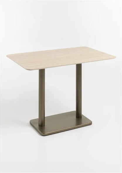 Bartafel Brest 120 x 75 | Travertine in 2 kleuren - depauwwonen