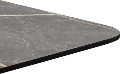 Bartafel Brest 75 x75 | Marble Light Grey - 2 kleuren - depauwwonen