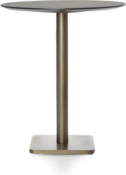 Bartafel Brest 80Ø | Stone Anthracite - 2 kleuren - depauwwonen