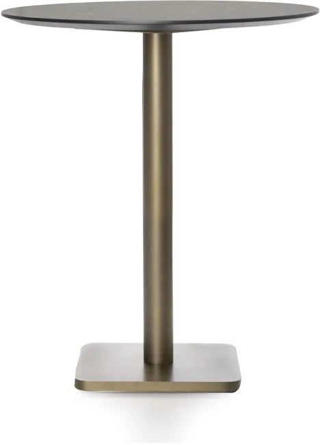 Bartafel Brest 80Ø | Stone Anthracite - 2 kleuren - depauwwonen