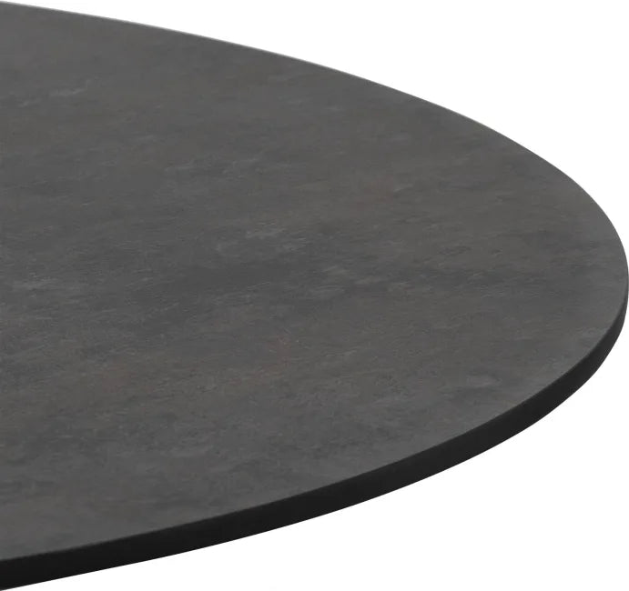 Bartafel Brest 80Ø | Stone Anthracite - 2 kleuren - depauwwonen