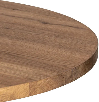 Bartafel Brest 80Ø | Vintage Oak - 2 kleuren by Coco Maison
