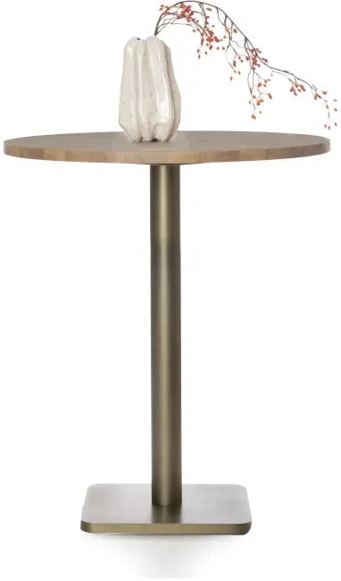 Bartafel Brest 80Ø | Vintage Oak - 2 kleuren by Coco Maison