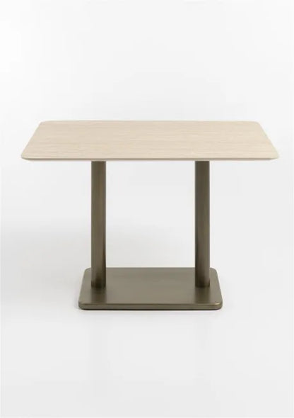 Bistrotafel Brest 120 x 75 | Travertine in 2 kleuren - depauwwonen