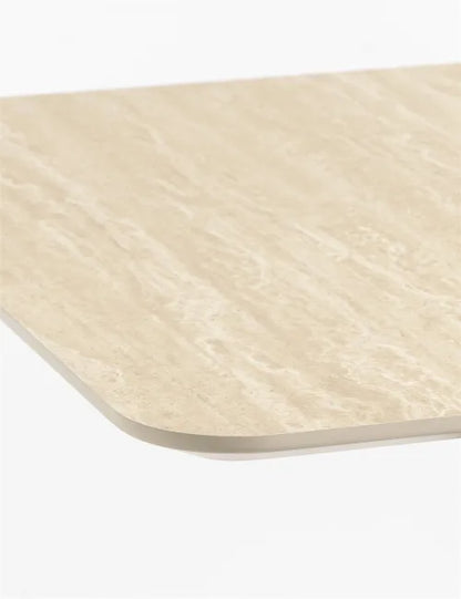 Bistrotafel Brest 120 x 75 | Travertine in 2 kleuren - depauwwonen