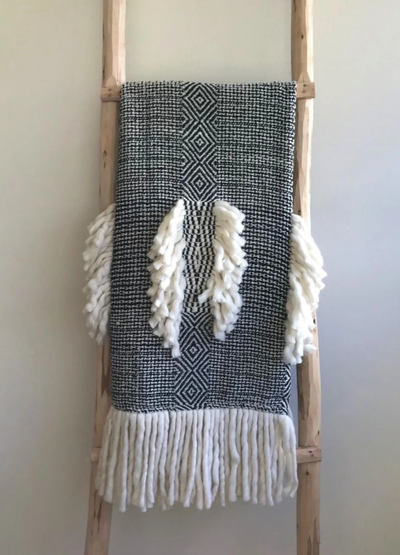 Plaid Macrame katoen//acrylic by Rocaflor