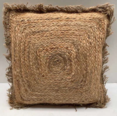 Kussen Jute Naturel in 2 afmetingen by Rocaflor