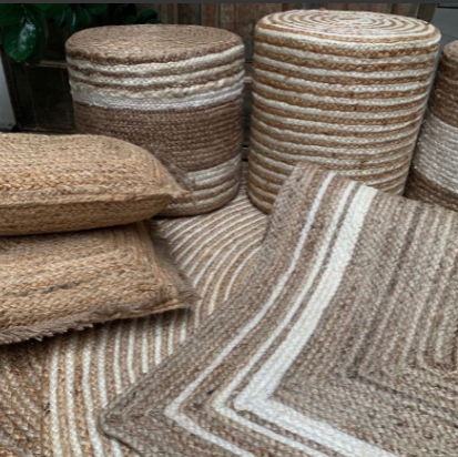 Kussen Jute Naturel in 2 afmetingen - depauwwonen