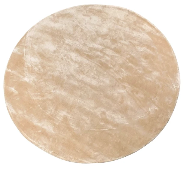 Vloerkleed Tencel rond laagpolig creme - in 3 maten by Rocaflor