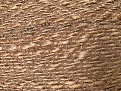 Poef Naturel Handgewoven Jute - 40x40 by Rocaflor