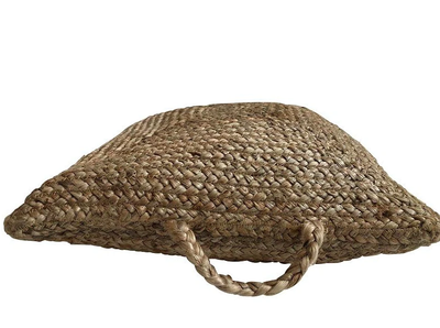 Kussen vierkant jute met handgreep by Rocaflor