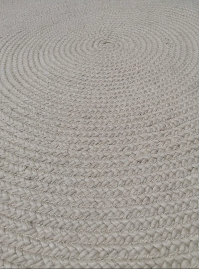 Vloerkleed rond Nieuw Zeeland wol ivoor - in 4 maten by Rocaflor