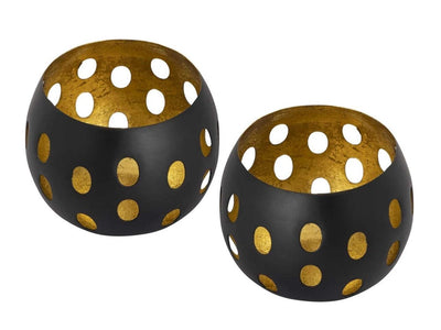 Waxinehouder Gouden Hemelsfeer set van 2 stuks by dePauwWonen®