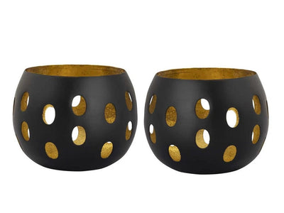 Waxinehouder Gouden Hemelsfeer set van 2 stuks by dePauwWonen®