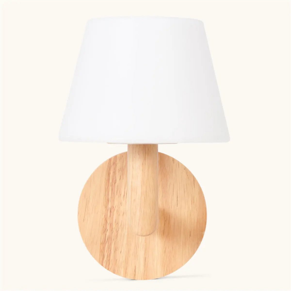 Wandlamp Oplaadbaar Ted lichtbruin hout