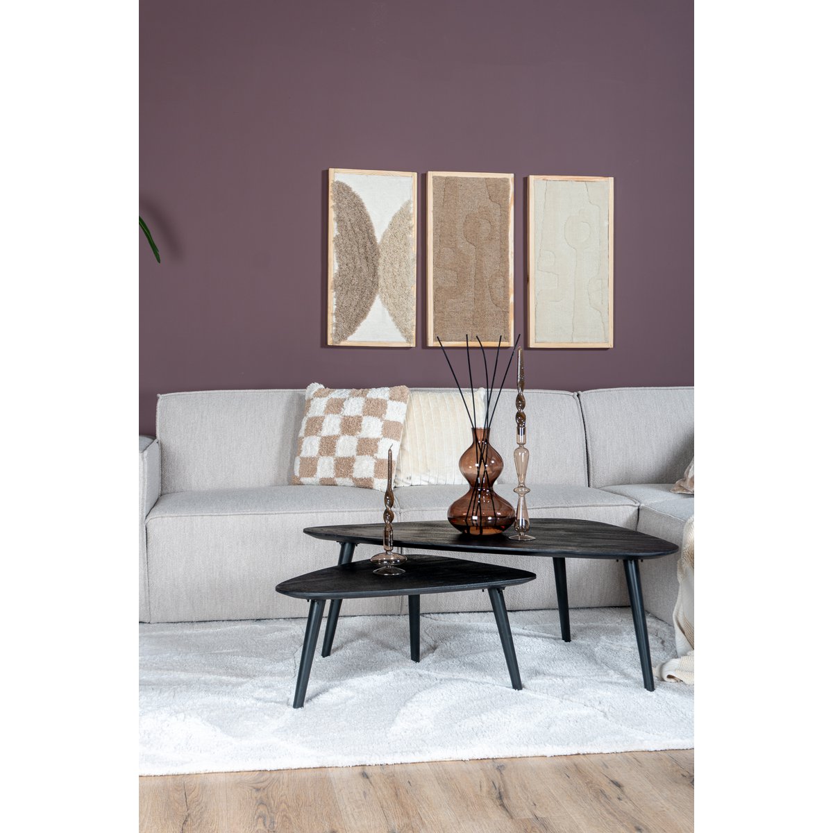 Vloerkleed Macy Creme 160 x 230 cm