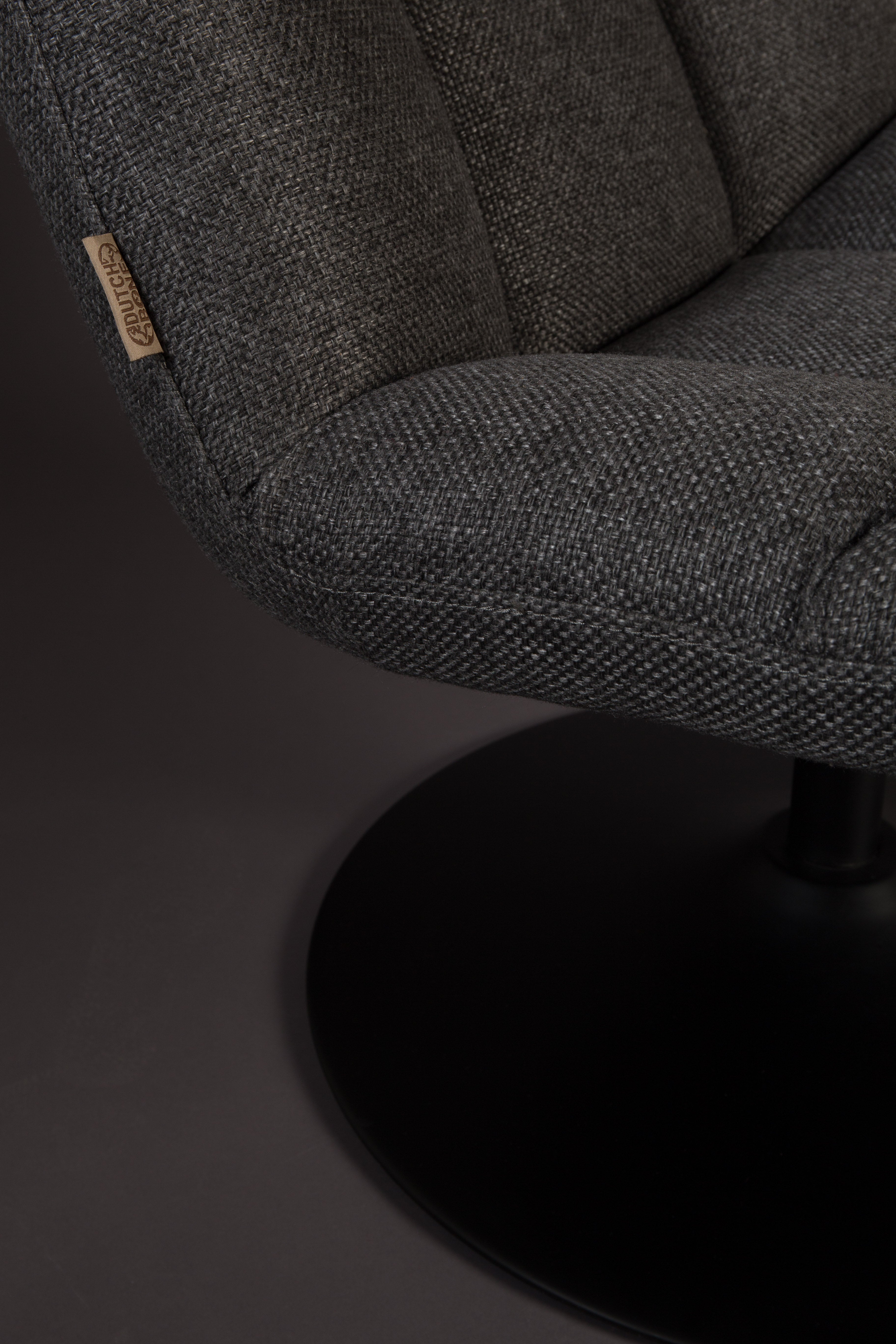 Fauteuil Bar Dark Grey by Dutchbone