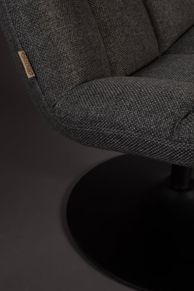 Fauteuil Bar Dark Grey by Dutchbone
