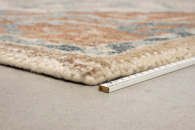 Vloerkleed Amori 200x300 Blue/Brick by Dutchbone