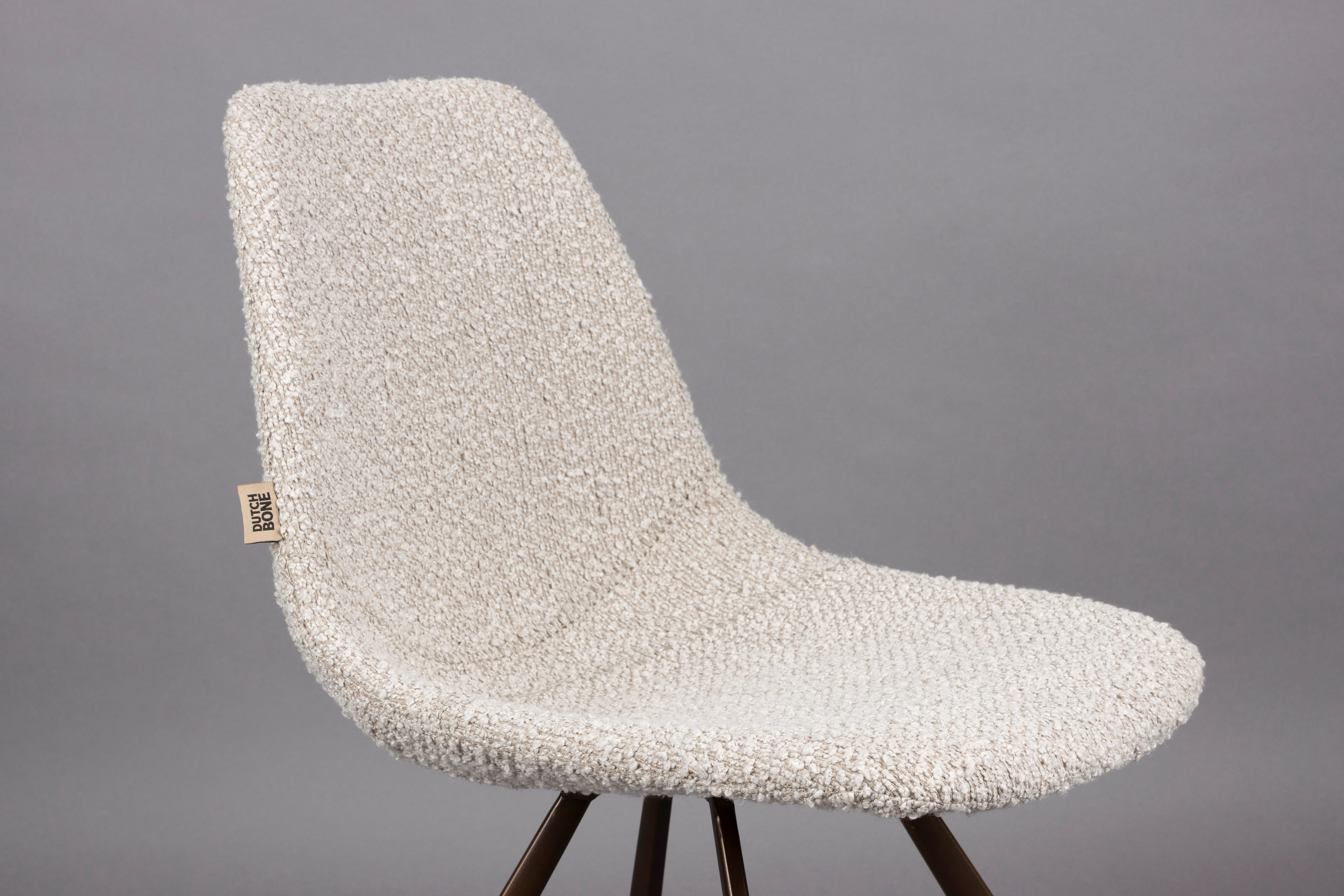 Chair Franky BouclÃ© Beige
