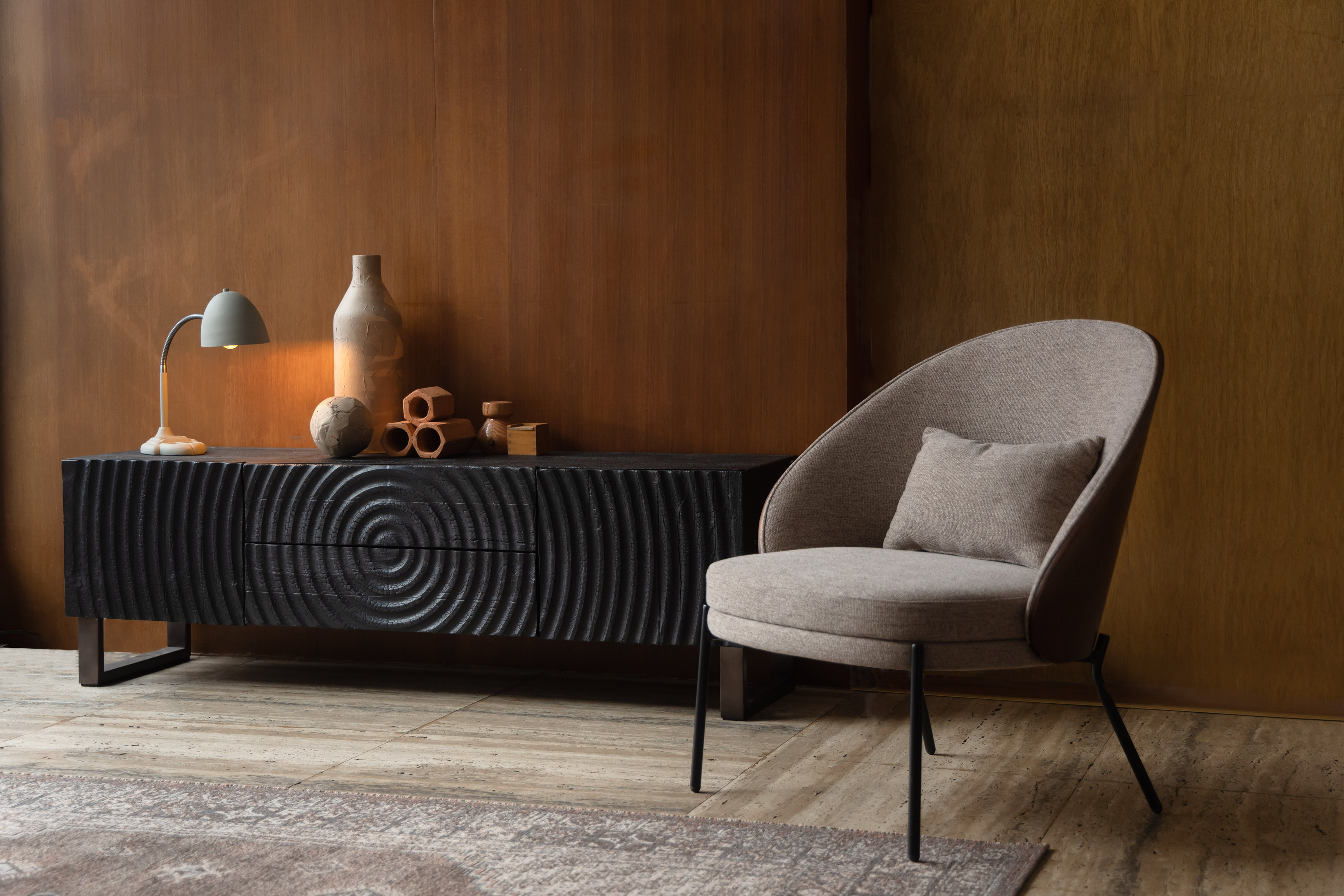 Lounge Chair Rodin Beige