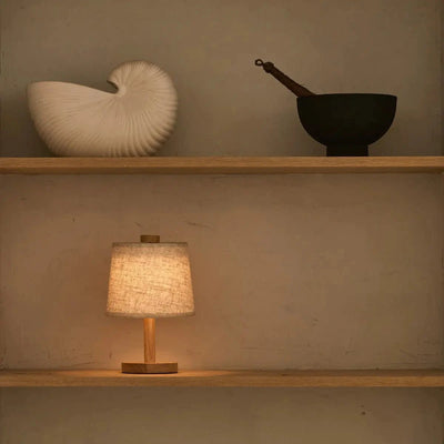 Tafellamp oplaadbaar Rover Lichtbruin Hout by Tavellio - Amsterdam