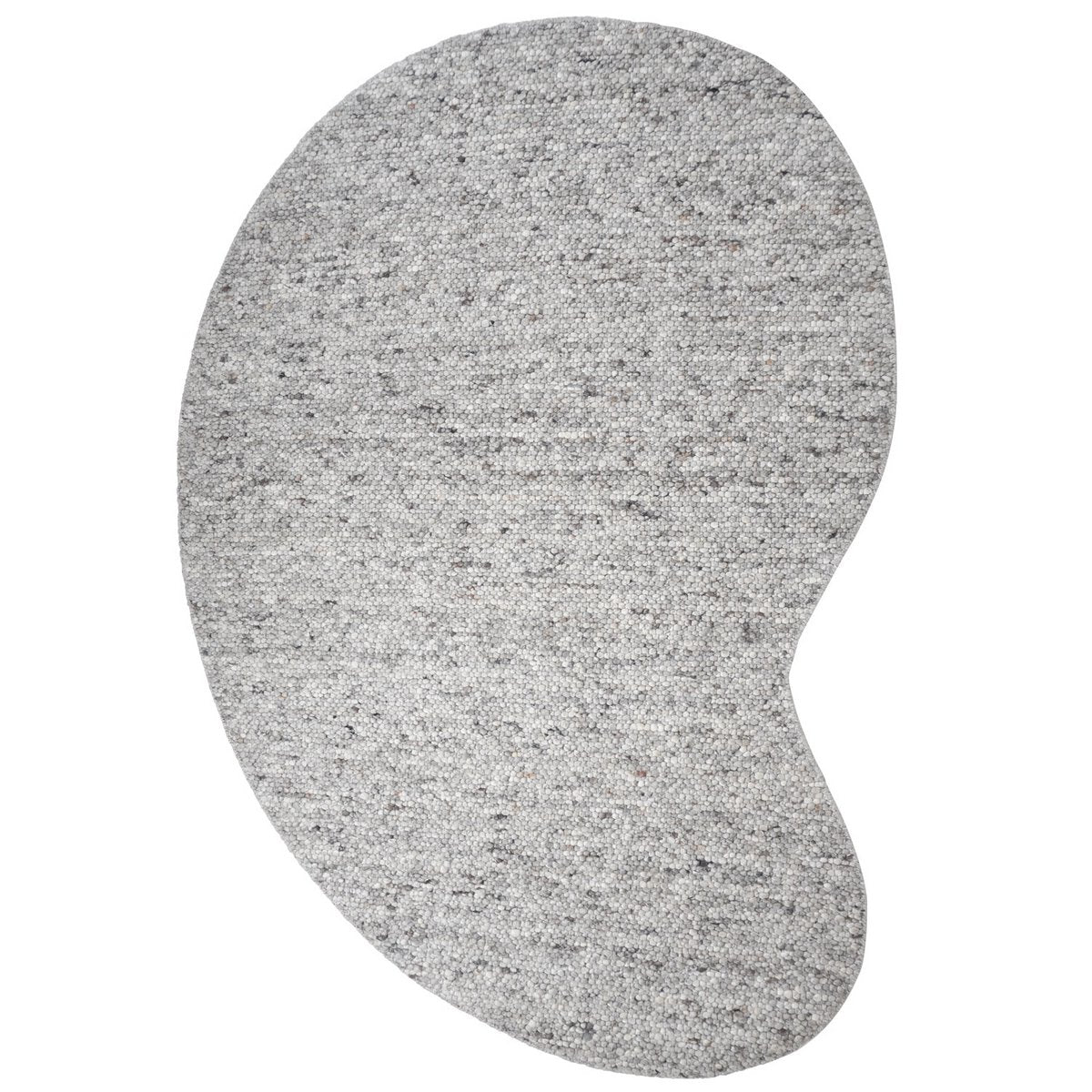 Vloerkleed Stone Licht Grijs - Organisch 160 x 230 cm