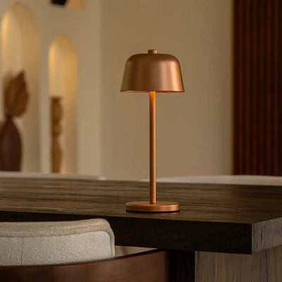 Tafellamp oplaadbaar Anton Koperen by Tavellio - Amsterdam