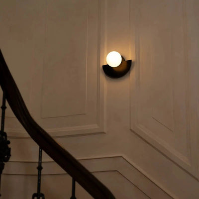 Wandlamp Oplaadbaar Kane zwarte by Tavellio - Amsterdam