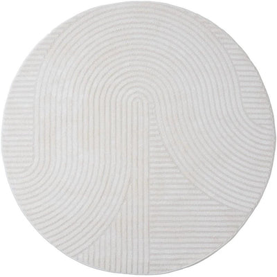 Vloerkleed Ella Cream Rond ø240 cm by Veer Carpets