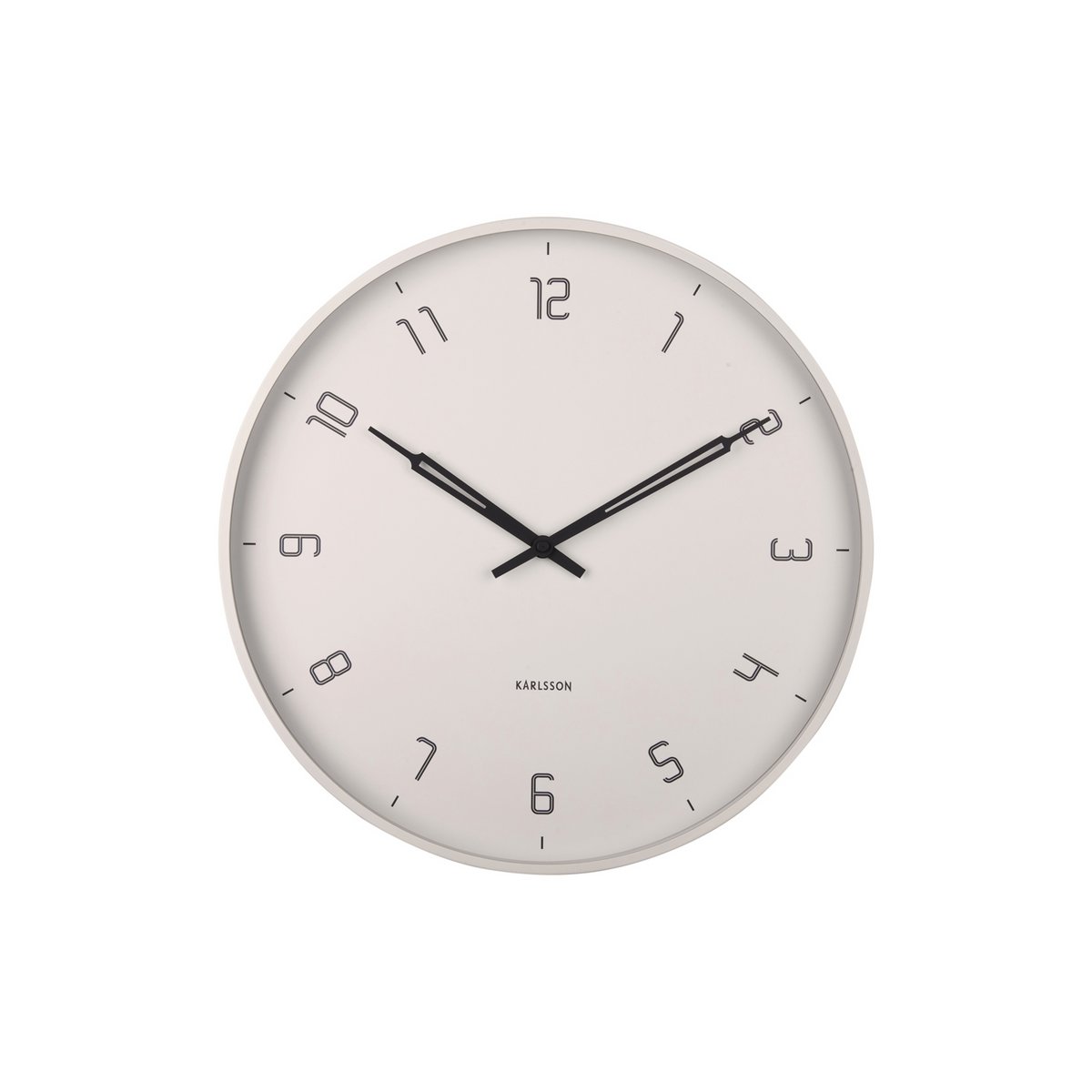 Wandklok Stark Grijs