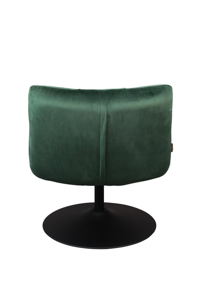 Lounge Chair Bar Velvet Green