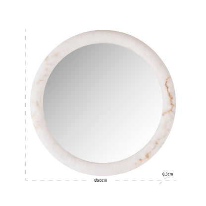 Wandlamp Oravelle wit 80Ø