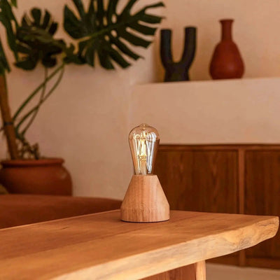 Tafellamp oplaadbaar Zavi lichtbruin by Tavellio - Amsterdam