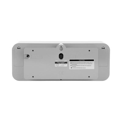 Wandklok Wide Flip Zilver by Karlsson