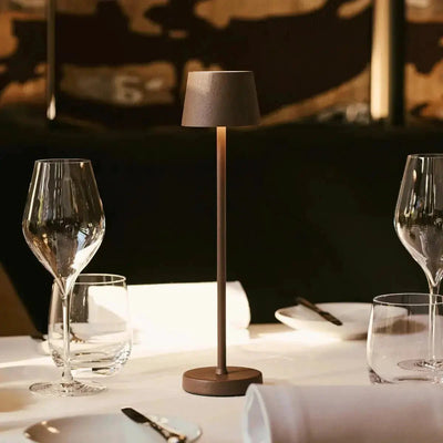 Tafellamp oplaadbaar Vondel Mini Mokka Bruin by Tavellio - Amsterdam