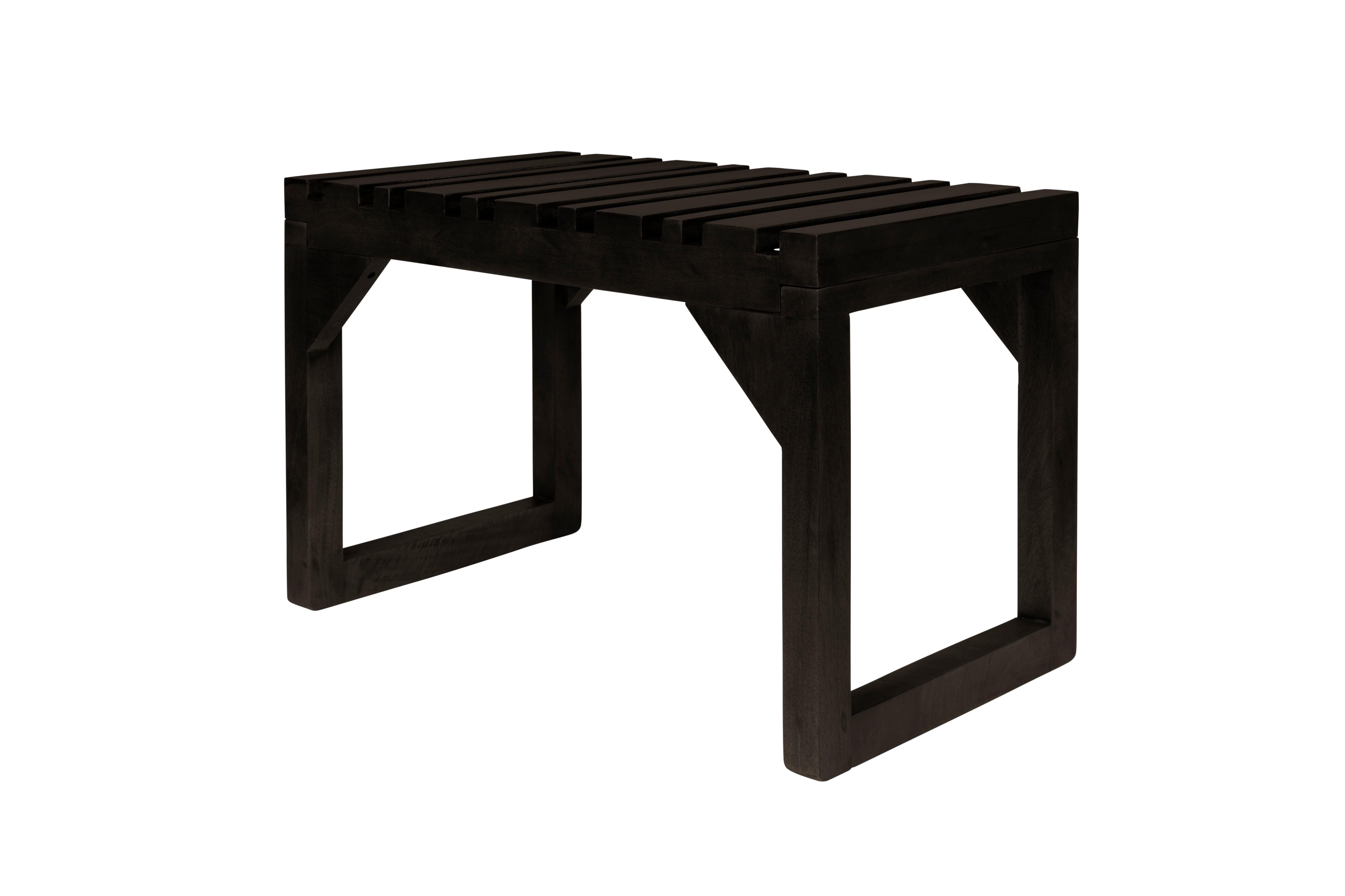 Wandbank Jakub Black by Dutchbone