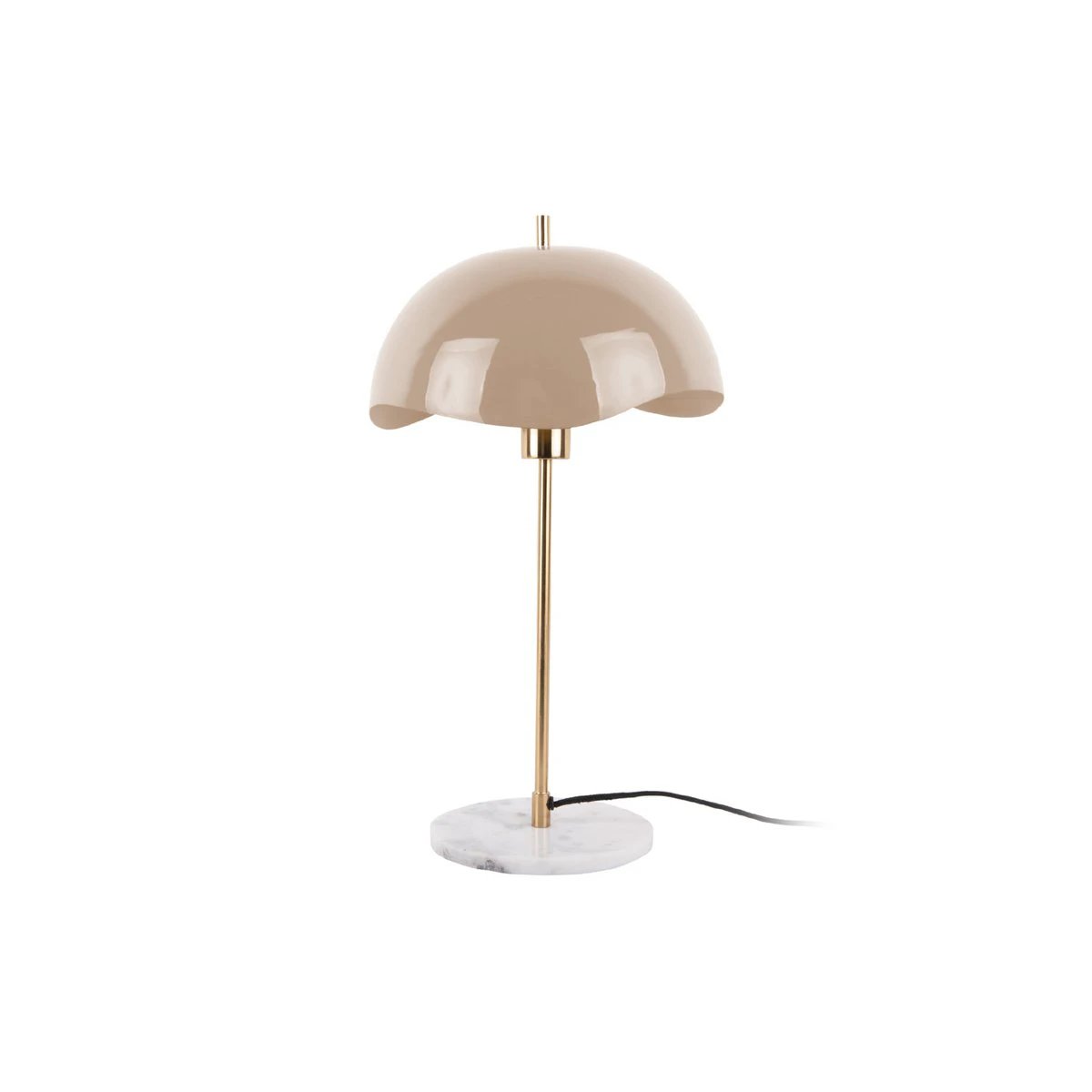 Tafellamp Wave Dome Beige by Leitmotiv