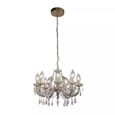 Buitenkroonluchter Utah Outdoor 8L – Luxe Buiten Hanglamp met 8 Lichtpunten by Searchlight