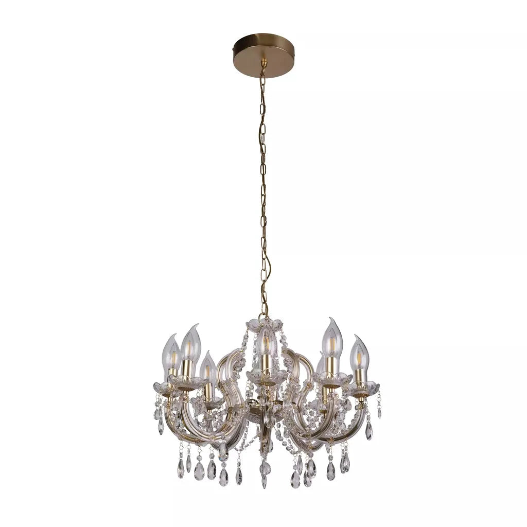 Buitenkroonluchter Utah Outdoor 8L – Luxe Buiten Hanglamp met 8 Lichtpunten by Searchlight