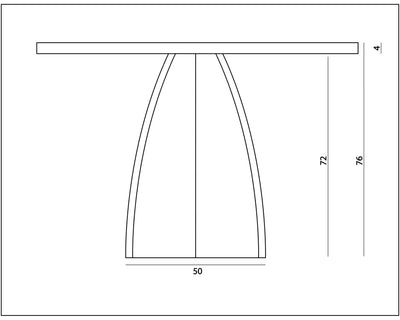 Deens Ovaal | Belair Wood by Forme