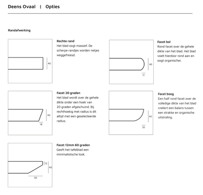 Deens Ovaal | Belair Wood by Forme