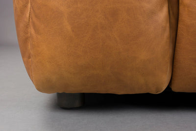 Bankstel Hackman 4,5-Seater Leather Cognac by Dutchbone